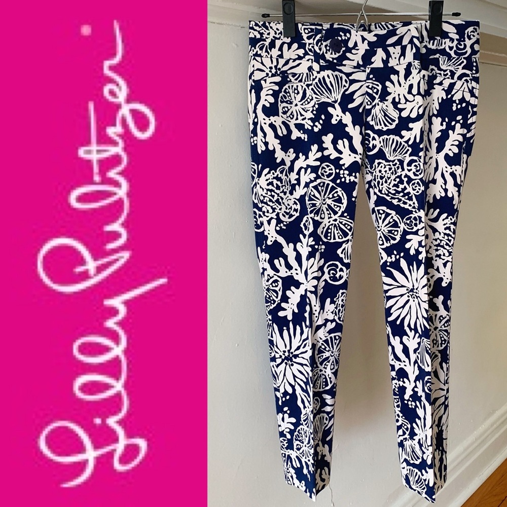 🐚 Lilly Pulitzer Luxury Capri In the Groove Print